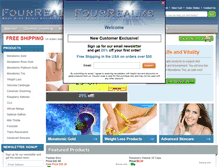 Tablet Screenshot of fourrealms.com